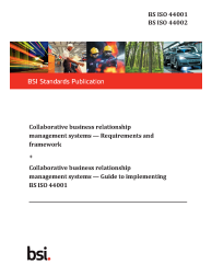 BS ISO 44001:2017 + BS ISO 44002:2019