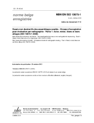 NBN EN ISO 10675-1:2013