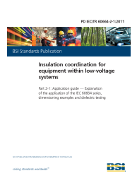 PD IEC/TR 60664-2-1:2011