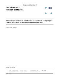NBN ISO 15042:2021