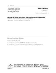 NBN EN 12859:2011