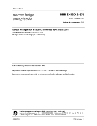 NBN EN ISO 21670:2003