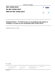 NBN EN ISO 15382:2017