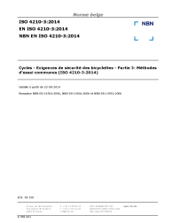 NBN EN ISO 4210-3:2014
