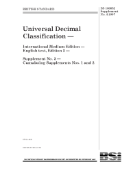 BS 1000M:Supplement No. 3:1997
