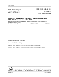 NBN EN ISO 20471:2013