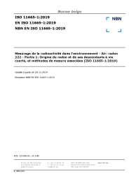 NBN EN ISO 11665-1:2019