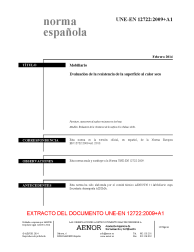 UNE-EN 12722:2009+A1:2014 (R2020)
