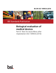 BS EN ISO 10993-6:2016