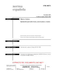 UNE 48271:2015