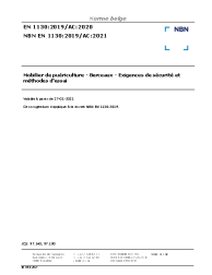 NBN EN 1130:2019/AC:2021