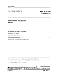 NBN E 29-302:1988