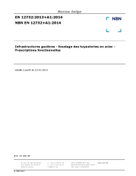 NBN EN 12732+A1:2014