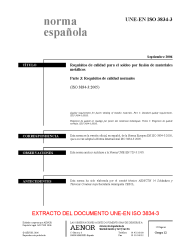 UNE-EN ISO 3834-3:2006