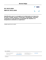NBN EN 14015:2004