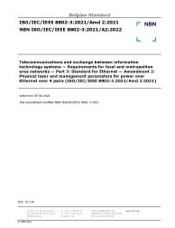 NBN ISO/IEC/IEEE 8802-3:2021/A2:2022