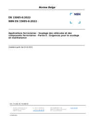 NBN EN 15085-6:2022