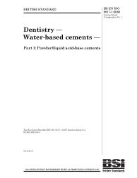 BS EN ISO 9917-1:2003