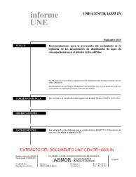 UNE-CEN/TR 16355:2014 IN