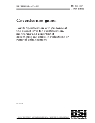 BS EN ISO 14064-2:2012