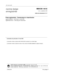 NBN EN 14618:2005
