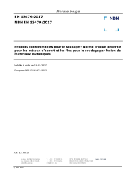NBN EN 13479:2017