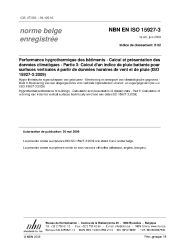 NBN EN ISO 15927-3:2009