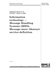 BS ISO/IEC 10021-5:1996