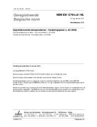 NBN EN 12794+A1 NL:2013