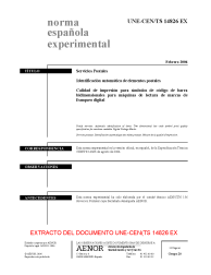 UNE-CEN/TS 14826:2006 EX (R2020)