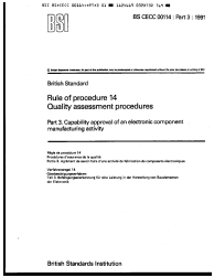 BS CECC 00114-3:1991