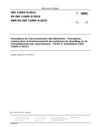 NBN EN ISO 11855-5:2015
