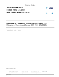 NBN EN ISO 9241-161:2016