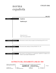 UNE-EN 1561:2012 (R2018)