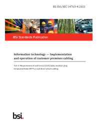 BS ISO/IEC 14763-4:2021