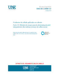 UNE-EN 13880-13:2019