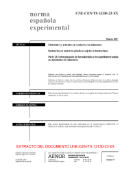 UNE-CEN/TS 13130-23:2007 EX