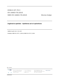 NBN EN 16603-70:2015