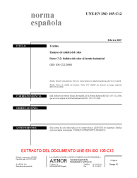 UNE-EN ISO 105-C12:2007