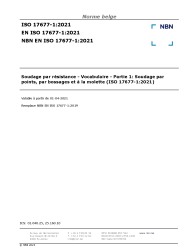 NBN EN ISO 17677-1:2021