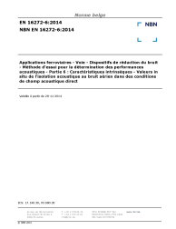 NBN EN 16272-6:2014