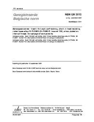 NBN EN 3913:2007