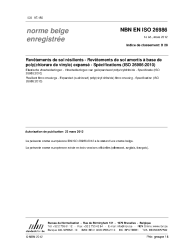 NBN EN ISO 26986:2012