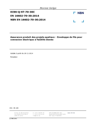 NBN EN 16602-70-30:2014