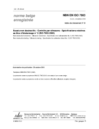 NBN EN ISO 7963:2010