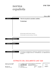 UNE 7220:2004 (R2010)