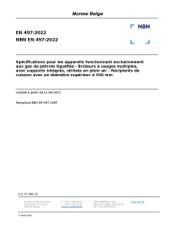 NBN EN 497:2022