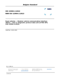 NBN ISO 22900-2:2023