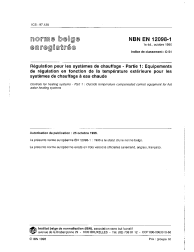 NBN EN 12098-1:1996