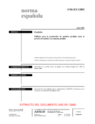 UNE-EN 12892:2001 (R2019)